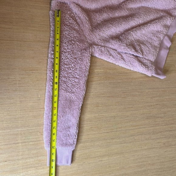 lukka Lux chunky pink fleece pullover, Cowl neck - Picture 5 of 6